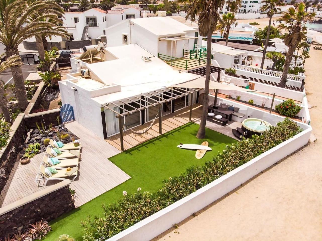 Villa Maluhia Frente Al Mar Y Jacuzzi Corralejo Exterior foto